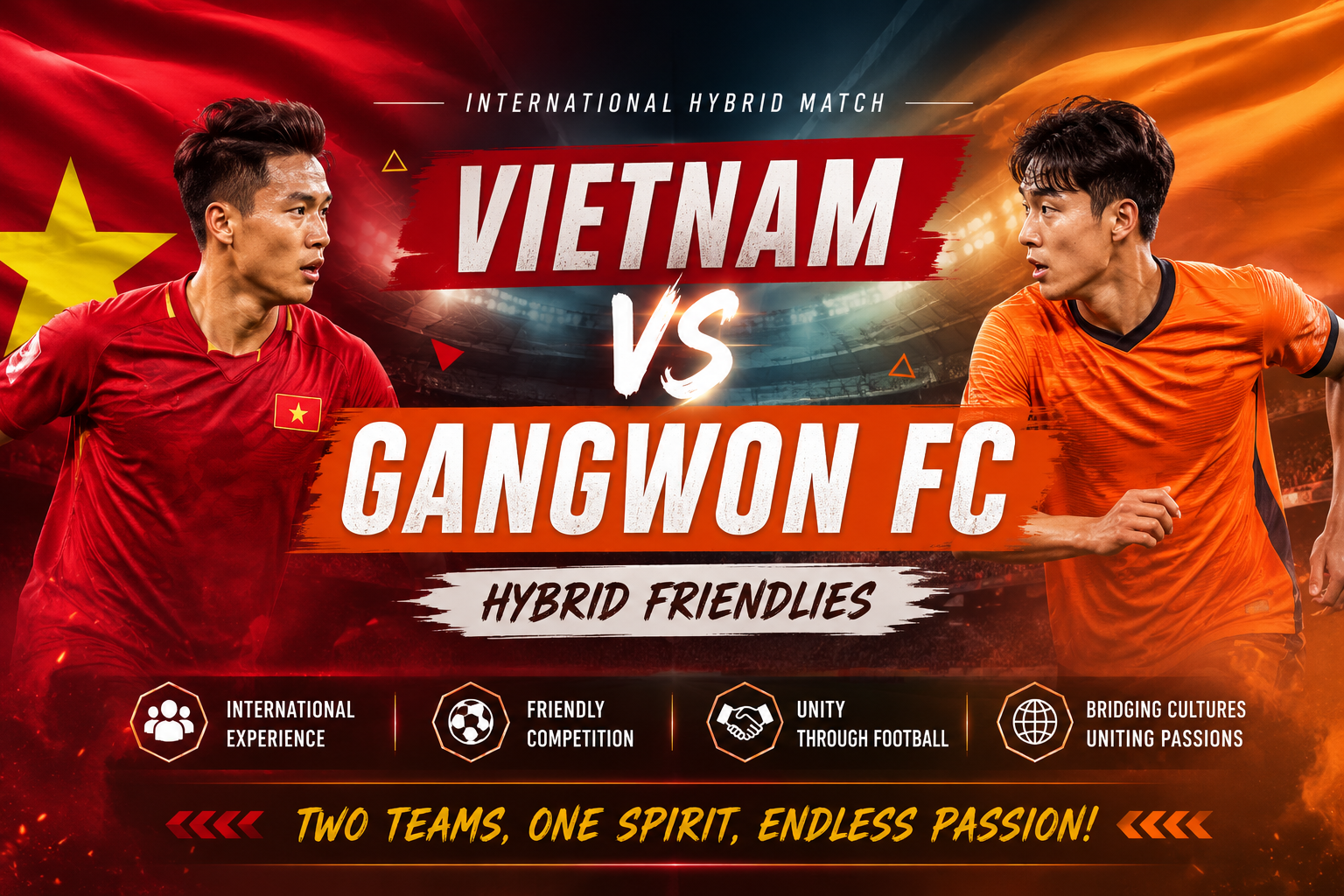 Vietnam vs Gangwon FC Hybrid Friendlies Malam Ini Pukul 19.00 WIB Siap Menghibur Penggemar Sepak Bola Bersama Jalalive